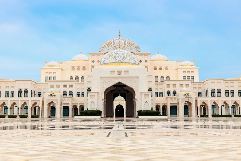 القصر الرئاسي داخل قصر الوطن في أبوظبي